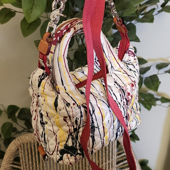 MZ Wallace Mini Sutton Paint Splatter Crossbody - Picture 9 of 9